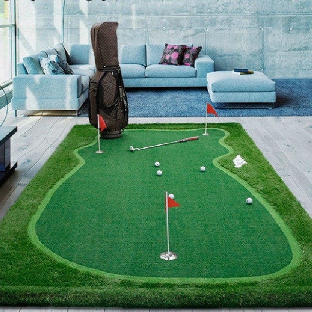 Sân golf trong nhà giúp bạn tập golf bất cứ lúc nào